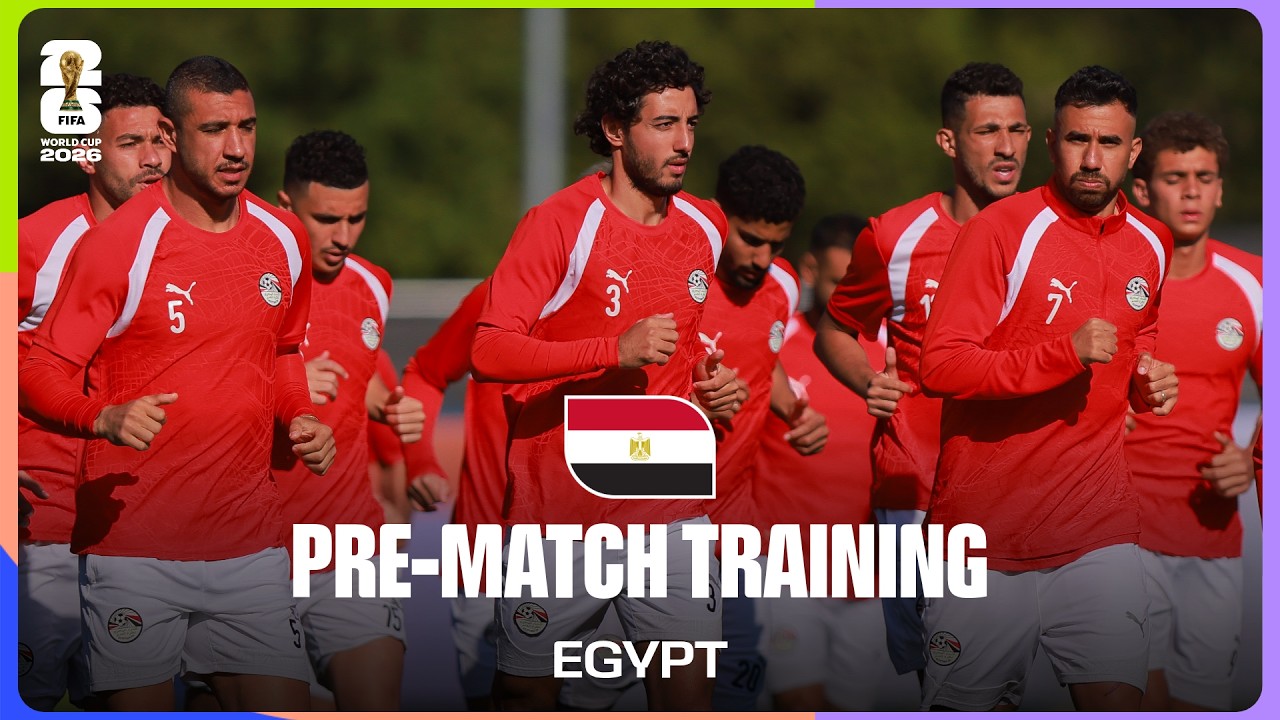 Egypt Train Before New Zealand | FIFA World Cup 2026™