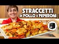 STRACCETTI DI POLLO E PEPERONI - Ricetta Facile Fatto in Casa da Benedetta