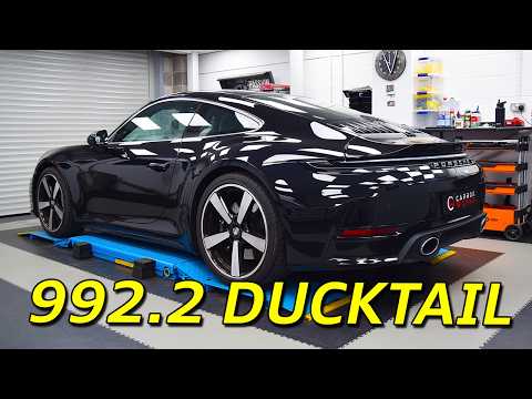 The Porsche 911 992.2 Ducktail Spoiler Looks INCREDIBLE!
