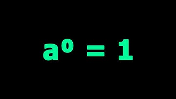 Why a^0 = 1? Explained under 60s