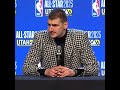 Nikola Jokic: "I would not draft myself either" 🤣