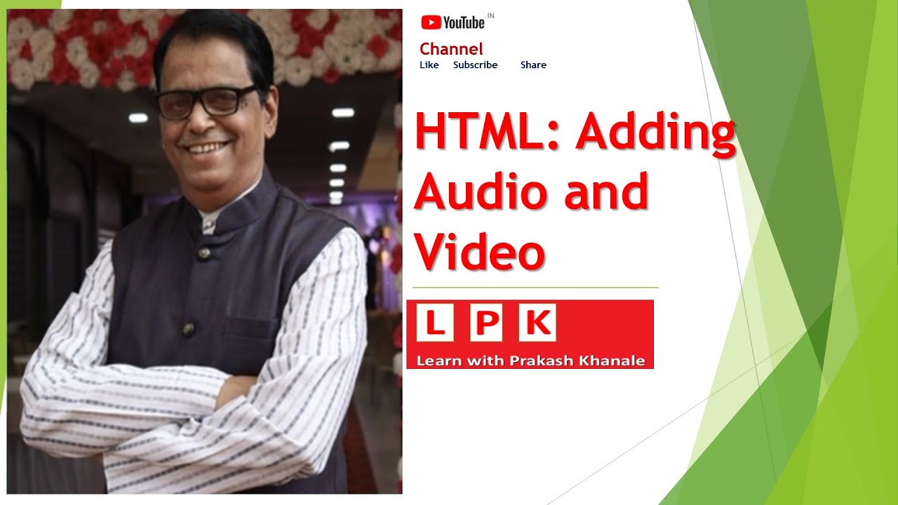 HTML: Adding Audio and Video - YouTube