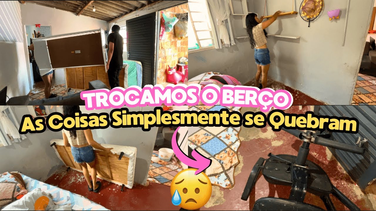 🥺NÃO SEI OQUE ACONTECE, MAS TUDO SE QUEBRA NA CASINHA DE 3 CÔMODOS Vlog de Rotina 🩷
