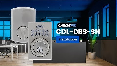Carbine CDL-DBS-SN Installation Video