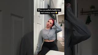 When you pulled a baddie but she's lowkey weird 😇