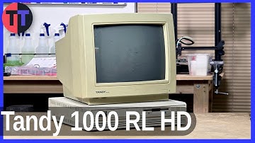 First Look: Tandy 1000 RL Hard Drive -Pt2