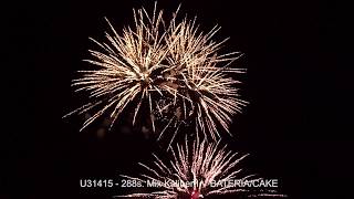 Fajerwerki U31415 BATERIA/CAKE 288s. mix caliber I V Triplex