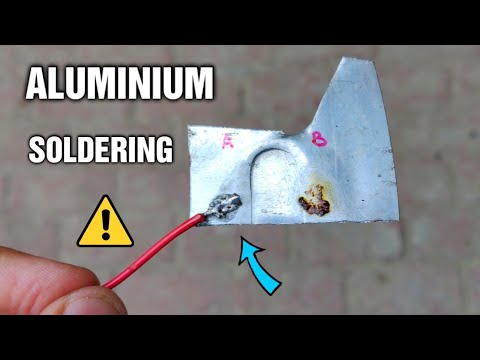 Video: Pemateri untuk pematerian aluminium. Aluminium pematerian: Pateri dan Fluks