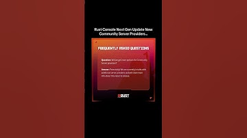 Rust Console Next Gen Update new community server providers…#shorts #rust #rustconsole
