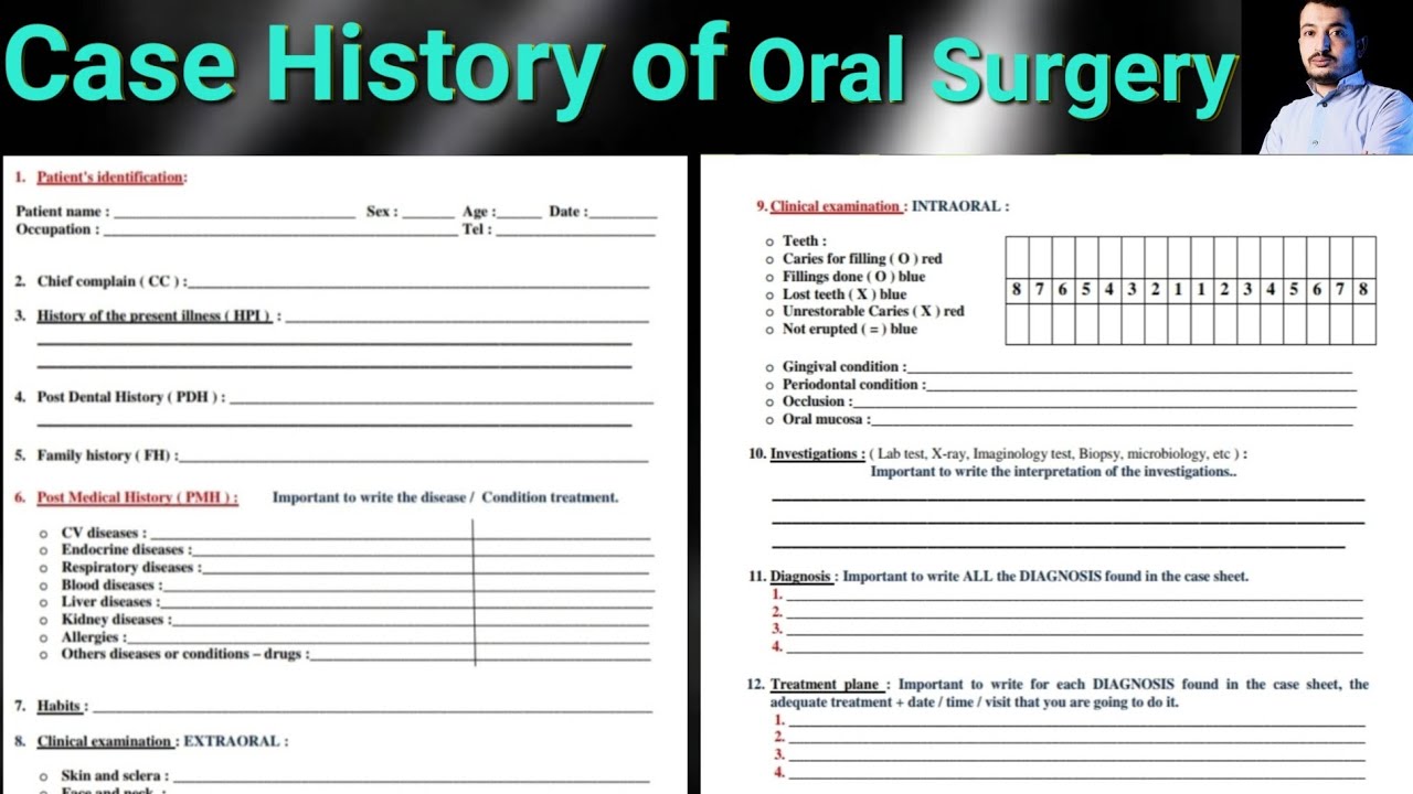 Prefect Patient history | شرح مفصل لكيفية أخذ القصة المرضية بطريقة علمية صحيحة في عيادة الاسنان