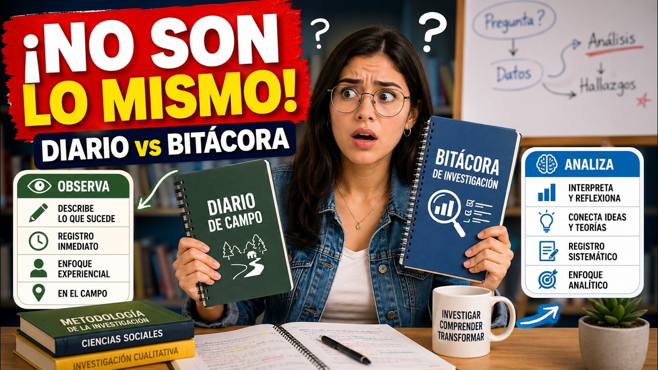 Guía Práctica Diario vs Bitácora de Investigación Diferencias y Claves ...