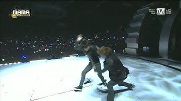 엑소(EXO) - 으르렁(Growl) + 늑대와 미녀(Beauty and the Beast) at 2013 MAMA