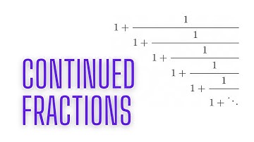Continued fractions
