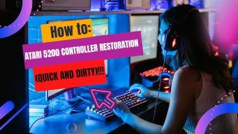 How to: Atari 5200 Controller restoration (quick and dirty)!