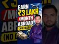 Highest Paying Jobs Abroad (No Degree) #workabroad #nodegreejobs #Shorts #youtubeshorts #trending