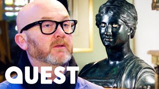 Drew Finds An Exceptional Bronze Bust He Just Has To Own! | Salvage Hunters