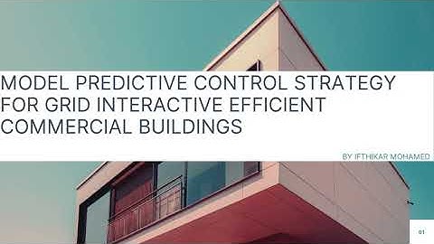 Model Predictive Control Strategy for Grid Interactive Efficient Buildings