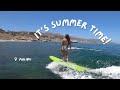 a couple summer days | surfing Malibu, spearfishing, birthday beach party