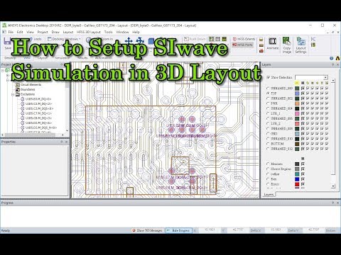 How to Setup SIwave Simulation in 3D Layout