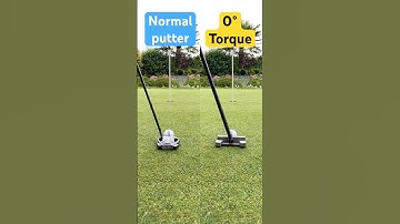 Standard Putting Stroke vs 0º Torque Putting Stroke #golf #golfputting #golfshorts