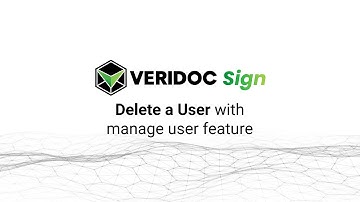 Delete a User | Demo Video | E-signature | Document Transparency | Blockchain Technology