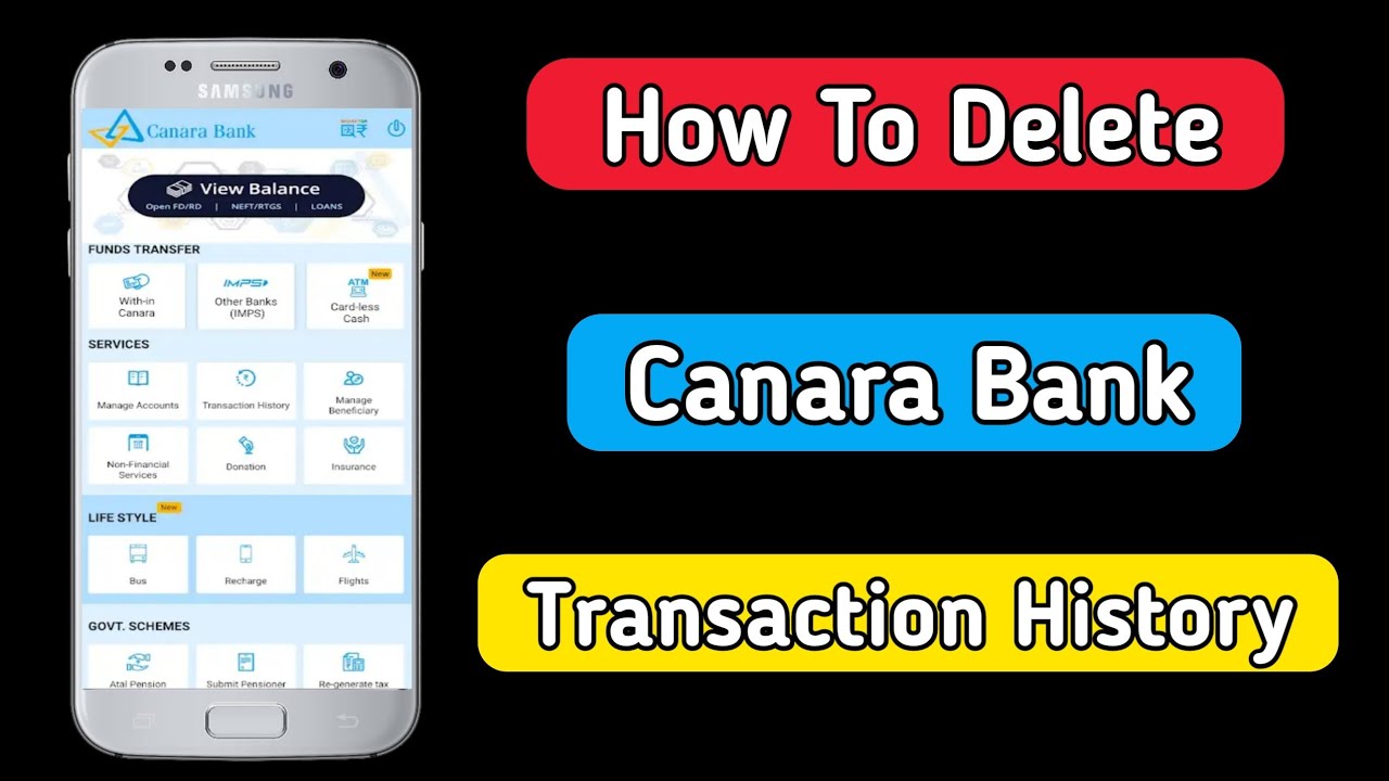 How To Delete Canara Bank Transaction History Remove Transaction how-to-delete-canara-bank-transaction-history-remove-transaction