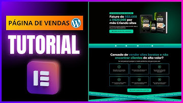 Como criar uma PÁGINA DE VENDAS para Ebook com Elementor [ TUTORIAL COMPLETO ]