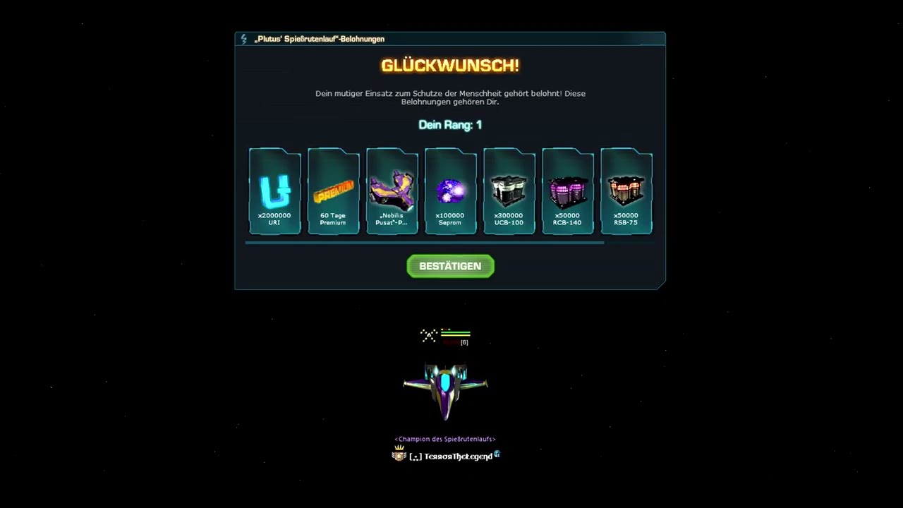 DarkOrbit - 6x Champion of the Gauntlet