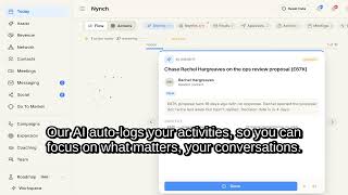 Tired of Tedious Clicks to Log Follow-Up Calls? | Nynch AI CRM