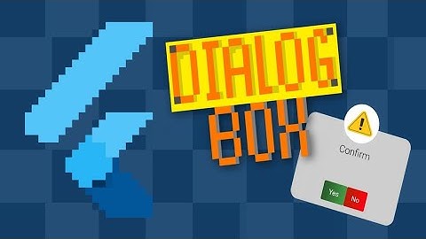 1. Confirmation Dialog Box | Flutter #1