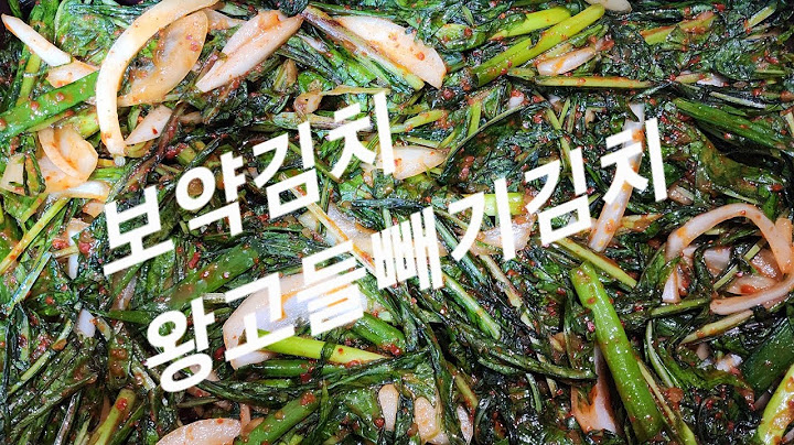 왕고들빼기 김치 담그는 방법,,보약김치, 김치가 짜면 양파를 더 썰어넣어요, 절이지 말고 그냥 담아요