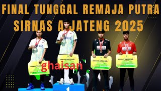 Final U17 Sirnas Jateng 2025: The Road to Professional Badminton