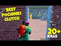 Best pochinki clutch ever in pubg mobile  mrx