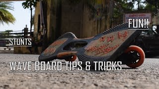 WaveBoard Tricks | Street Surfing | Oxelo | India | RS | 60 fps.