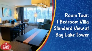 Bay Lake Tower  1 Bedroom Villa Standard View  Room Tour