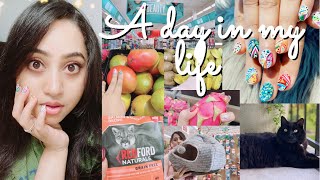 Vlog|A day in my life|Catlove￼|Nailspa￼|Shopping￼|Ashwinisharmaofficial|teluguvlog￼