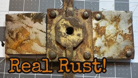 How to make REAL rust on cosplay and props