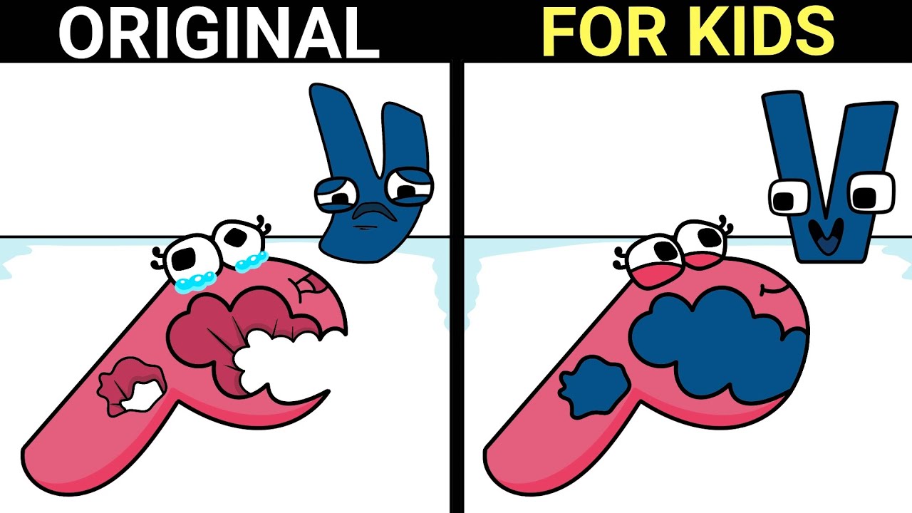 V Help Sick Alphabet Lore P | Top Best Compilation (DRAWING)