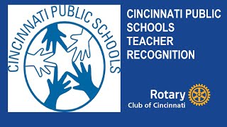 June 3, 2021 Rotary Meeting  CPS Teacher Recognition