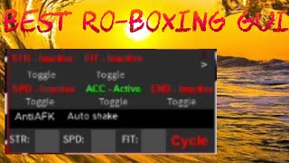 New Best Ro Boxing Gui Script Youtube - roblox ro boxing script pastebin