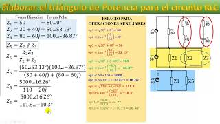 Cálculo de Potencias: Activa/Reactiva/Aparente en un circuito RLC serie/paralelo [sistelbo.PE5]