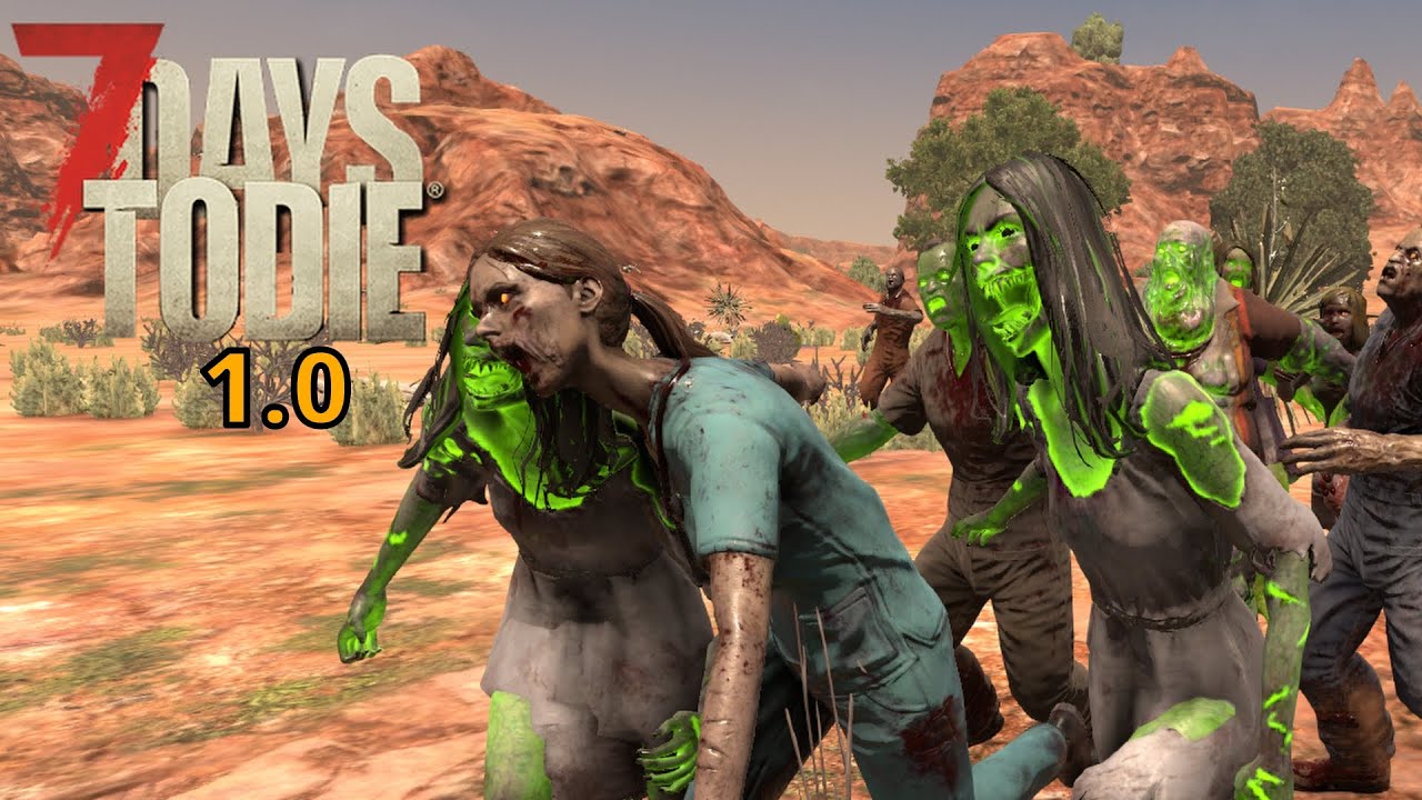 Overrun by a zombie radiated horde in 7 days to 1 0 - YouTube
