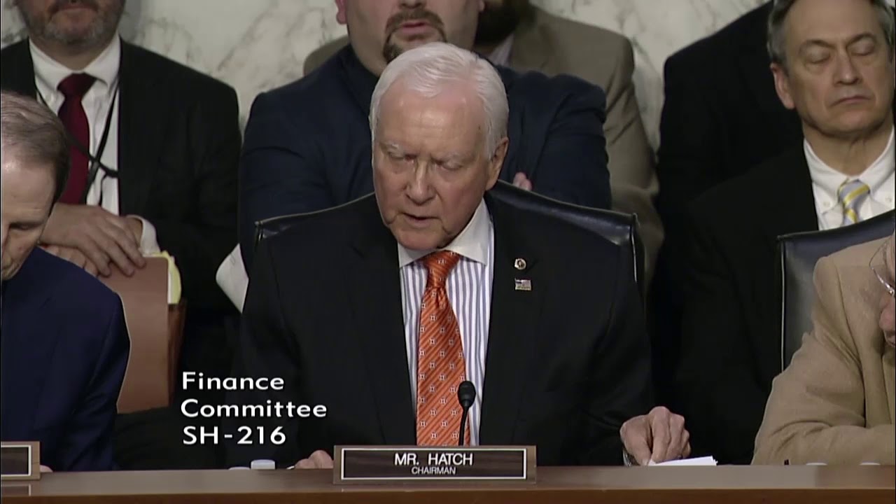 Senate Finance Committee Passes Hatch Tax Reform Proposal YouTube