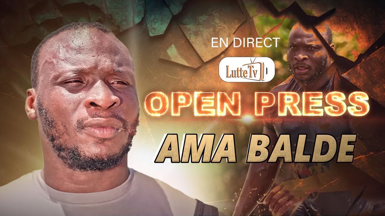 🔴Direct - Open press Ama Baldé pour son combat contre Gris Bordeaux