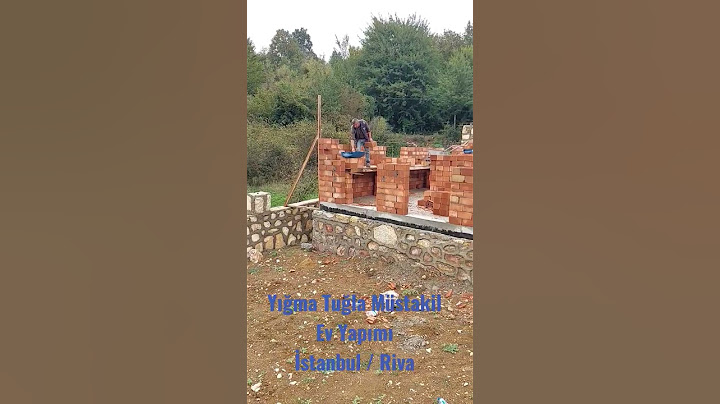 yığma tuğla müstakil ev yapımı