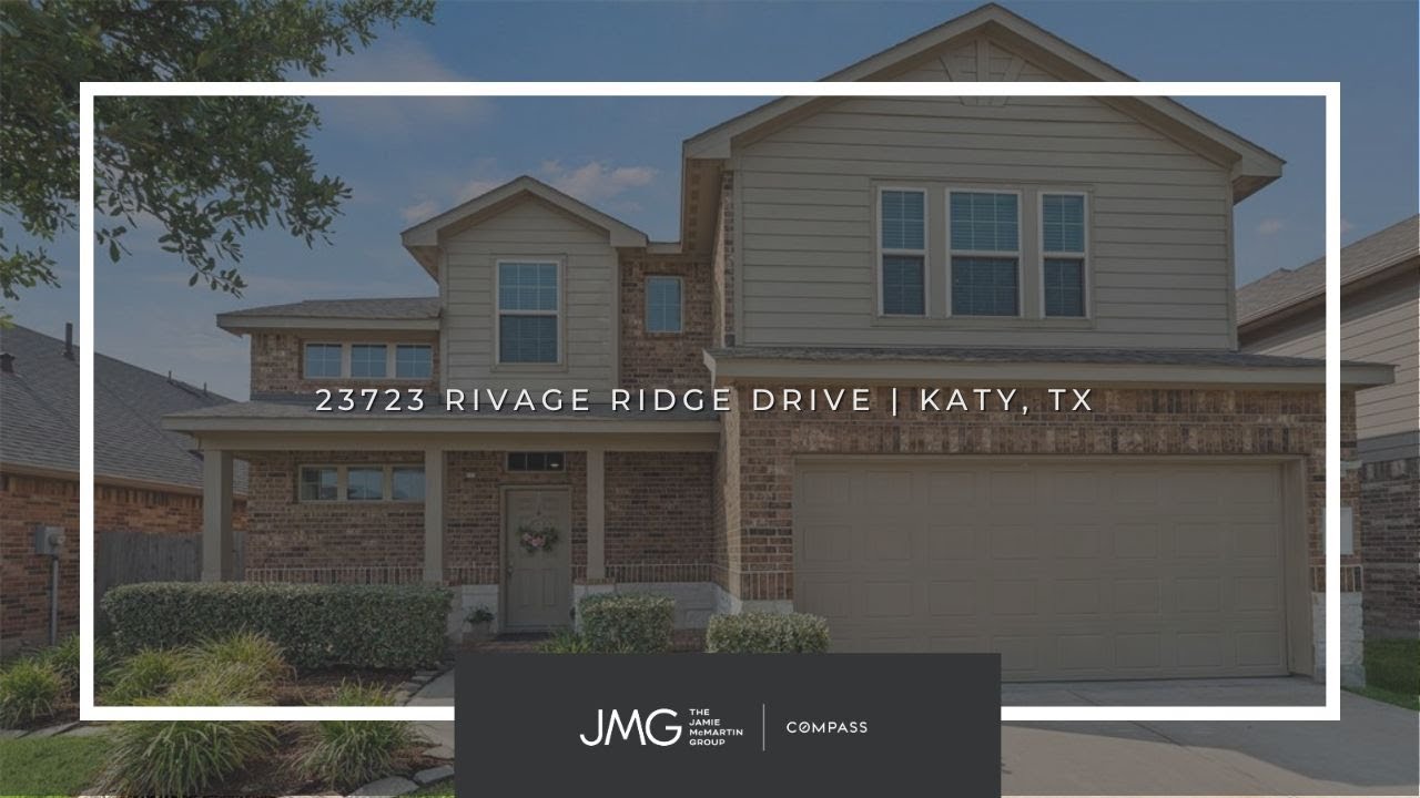 Home for sale Katy Texas 23723 Rivage Ridge Dr, Katy, TX, 77493 YouTube