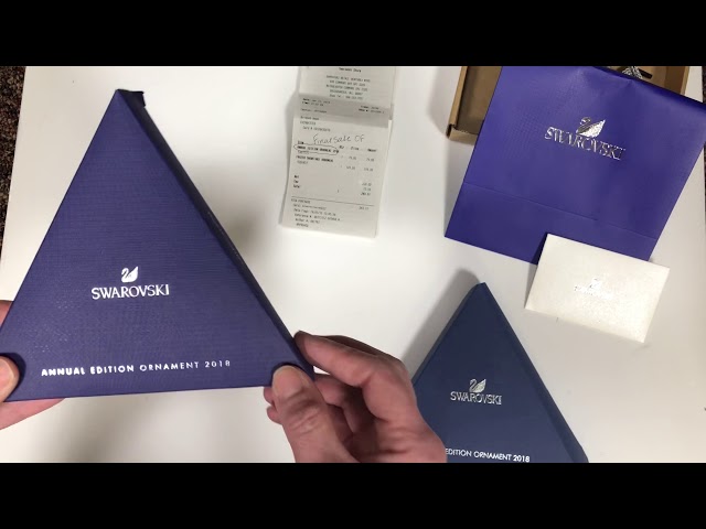 クリスマス、スワロスフキー。衝撃の事実 How to spot a fake Swarovski Snowflake Ornament part 2 - YouTube