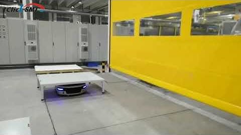 Laser nevigation AGV application video