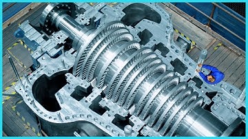 How a Gas Turbine Works - Incredible 10 Million Dollar Energy Turbines Manufacturing Process