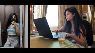 How I’m Working From Home || (9-5)~Media Job in India VLOG || Pajama Girl